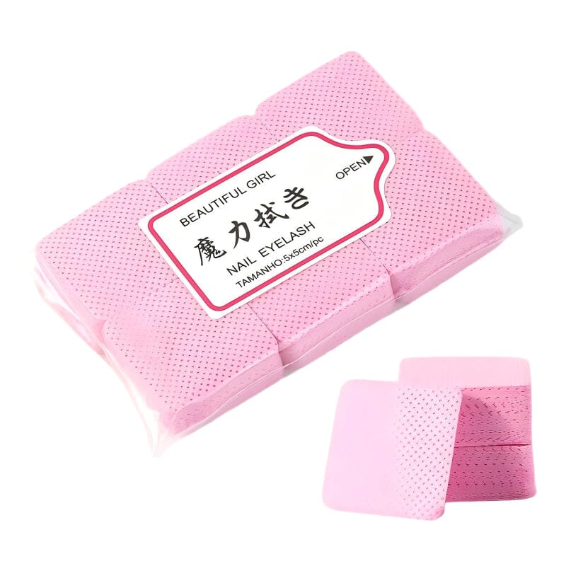 300pcs Pink Lint Free Nail Wipes Nail Care No Brand 