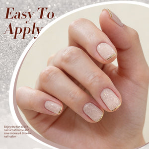 Nude Snow Glitter Jelly Gel 15ml Gel Nail Polish BORN PRETTY 