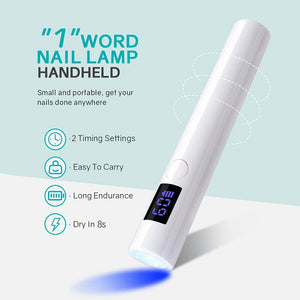 Handheld Mini Nail Lamp Tools & Accessories No Brand 