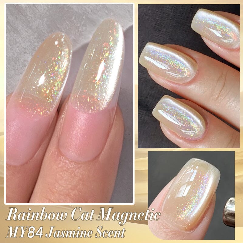 Water Light Cat Magnetic Gel Polish MY84 Jasmine Scent 10ml Gel Nail Polish BORN PRETTY 