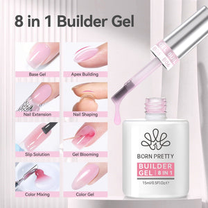 8 in 1 Builder Gel BG06 15ml Gel Nail Polish BORN PRETTY 