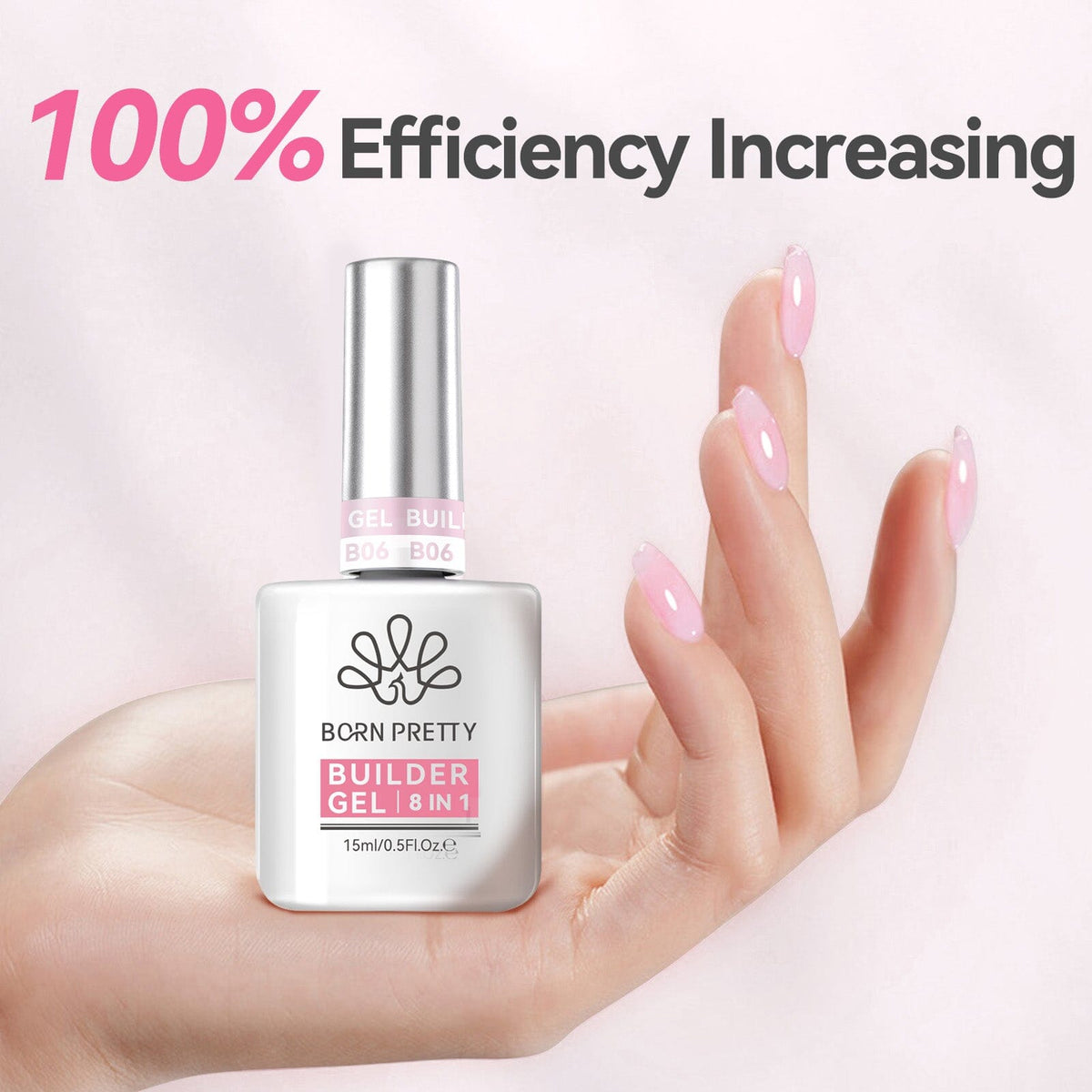 8 in 1 Builder Gel BG06 15ml Gel Nail Polish BORN PRETTY 