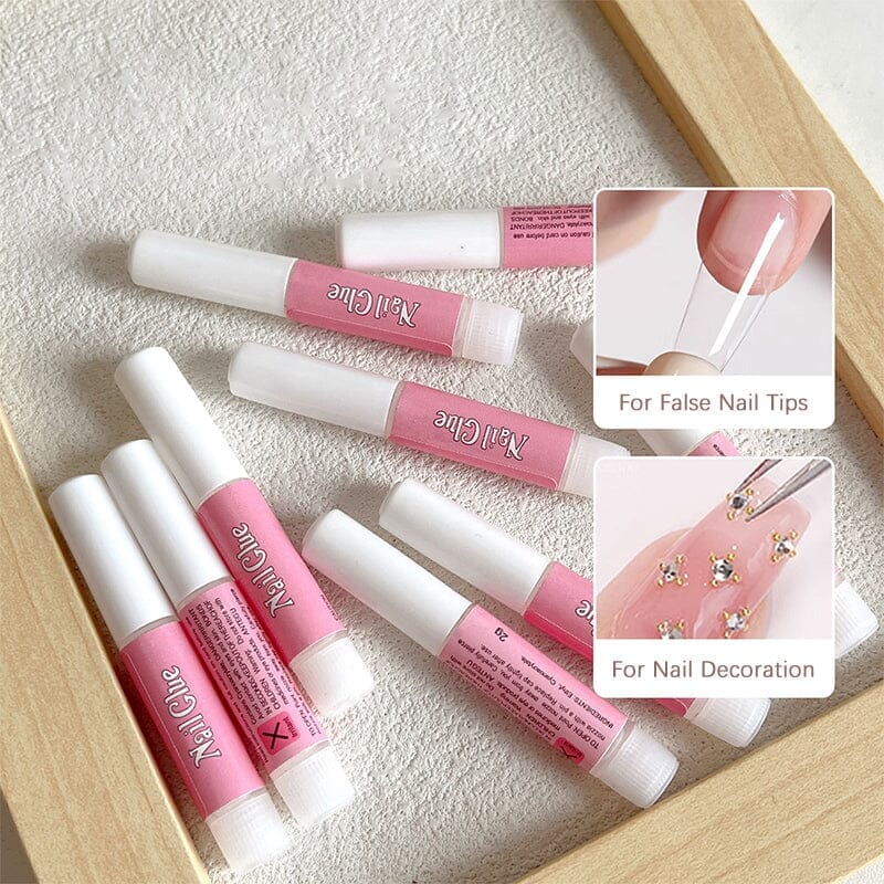 10pcs Nail Glue 2g Nail Tips No Brand 