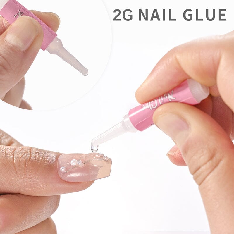 10pcs Nail Glue 2g Nail Tips No Brand 