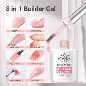 8 in 1 Builder Gel BG07 15ml Gel Nail Polish BORN PRETTY 
