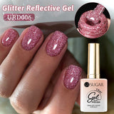 Glitter Reflective Gel 15ml Gel Nail Polish UR SUGAR URD006 