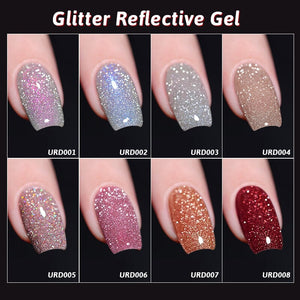 Glitter Reflective Gel 15ml Gel Nail Polish UR SUGAR 