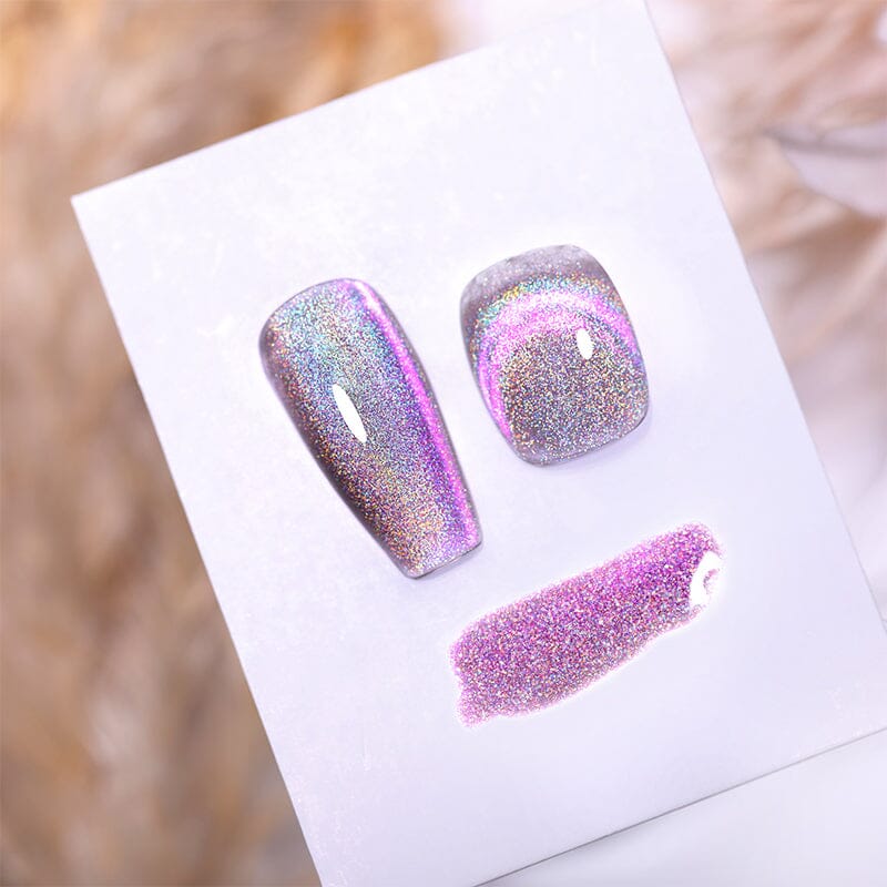 Rainbow Glass Cat Magnetic Gel RC02 7ml Gel Nail Polish LILYCUTE 