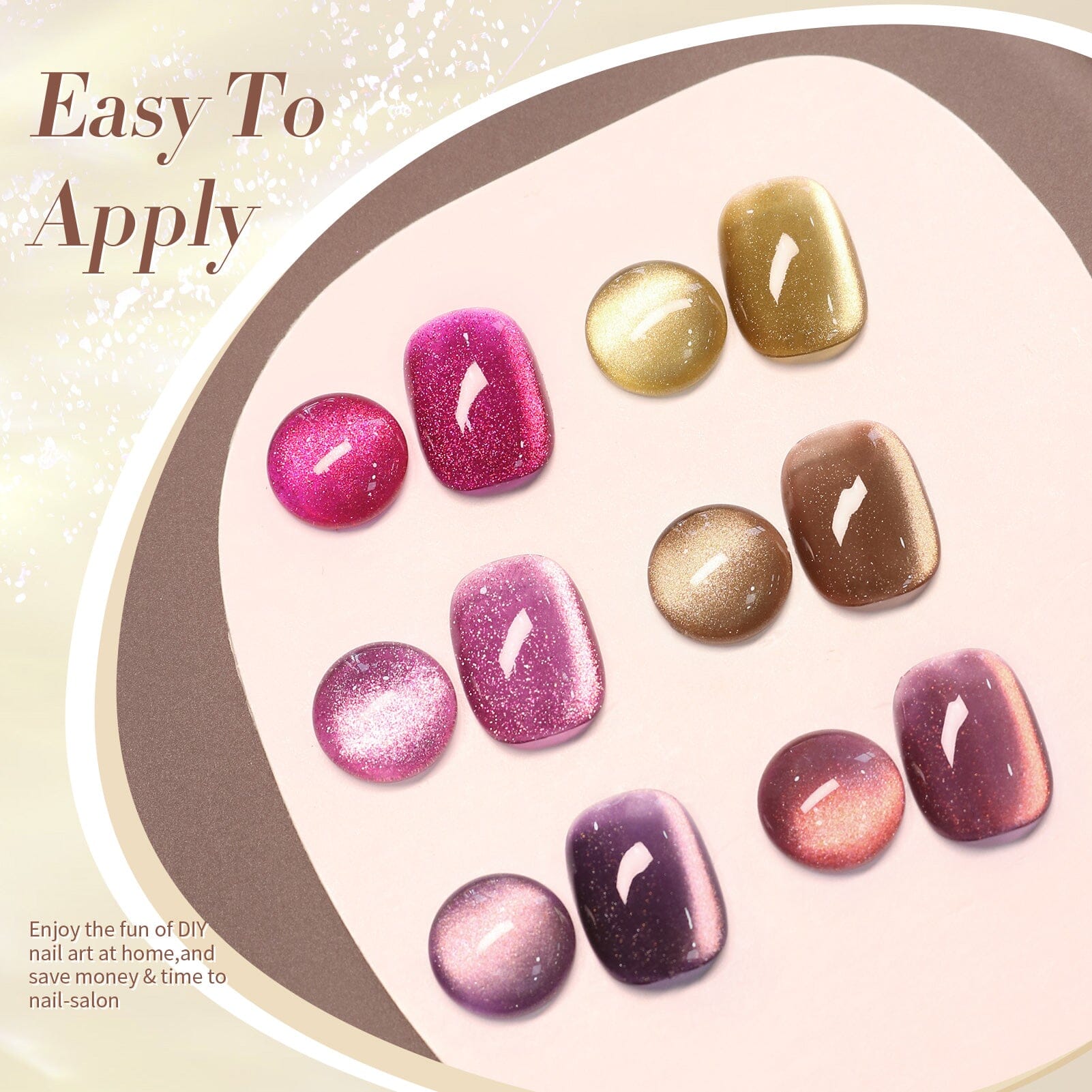 6 Colors Cat Magnetic Gel Mystic Twilight 7ml Gel Nail Polish BORN PRETTY 