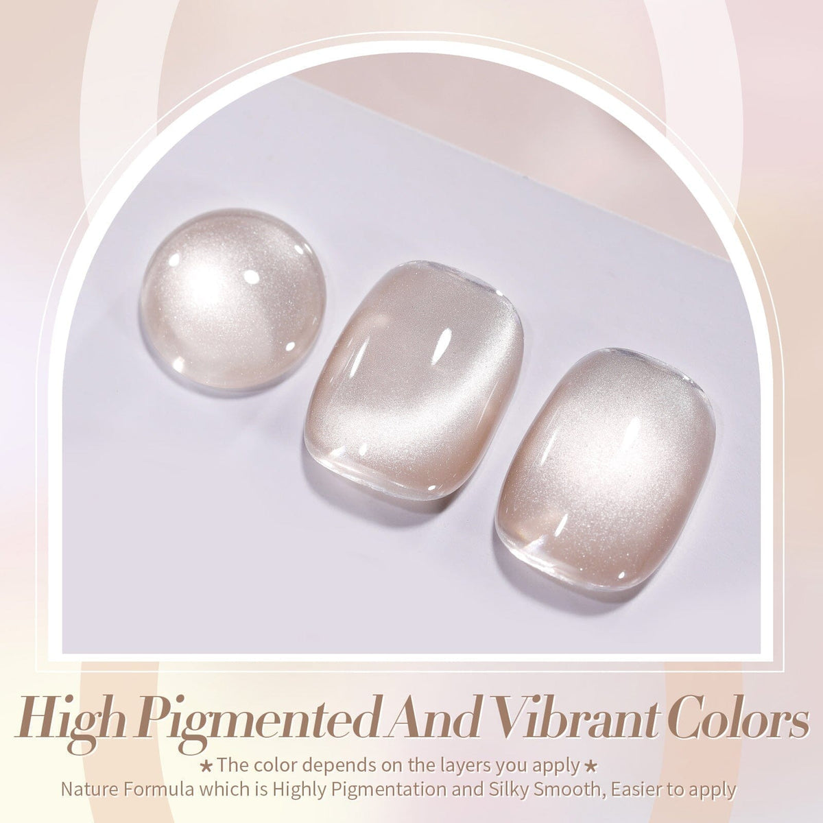 [US ONLY] Nude Moonlight Cat Magnetic Gel Polish 15ml Gel Nail Polish BORN PRETTY 