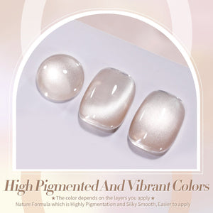 [US ONLY] Nude Moonlight Cat Magnetic Gel Polish 15ml Gel Nail Polish BORN PRETTY 