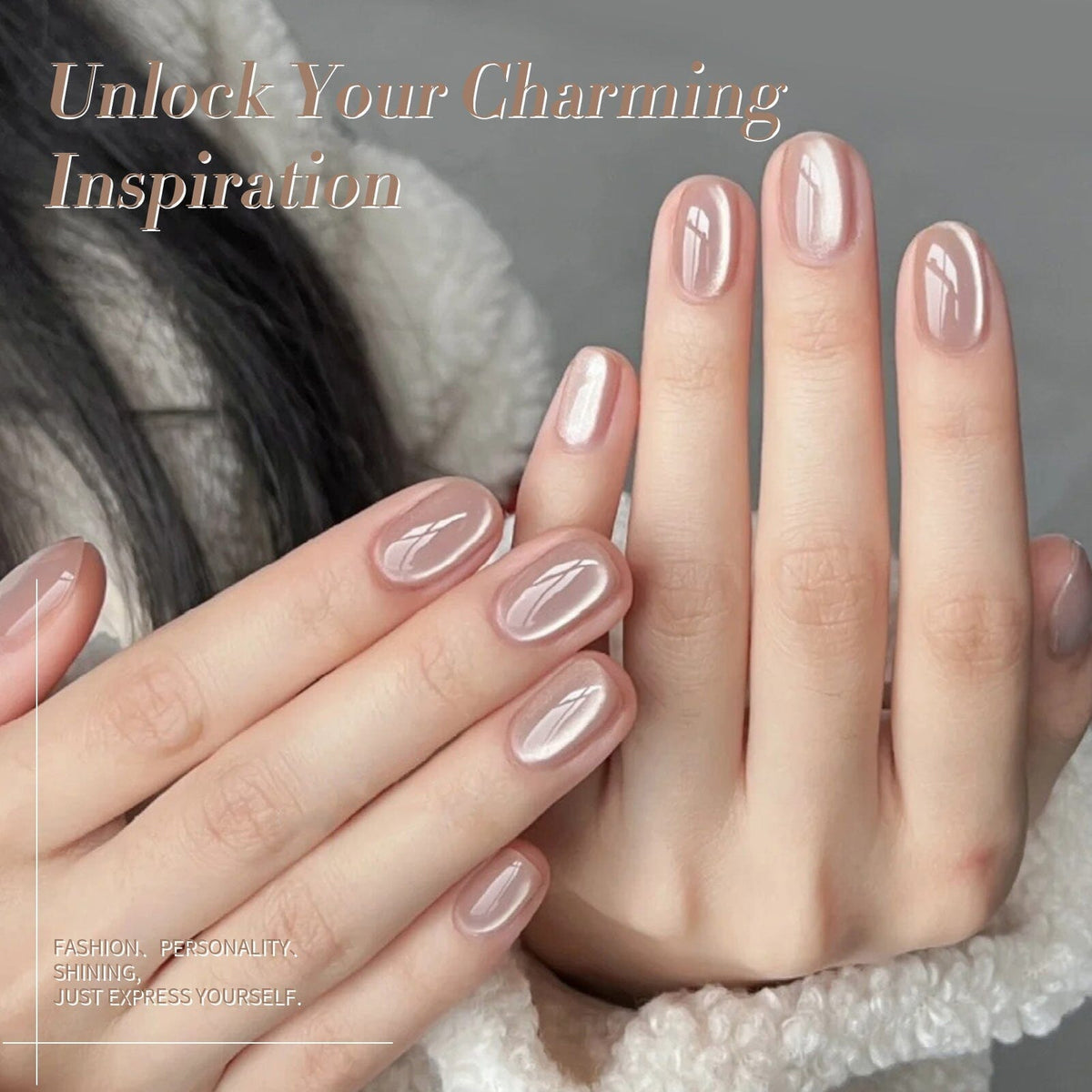 [US ONLY] Moonlight Cat Magnetic Gel Polish Nude 15ml Gel Nail Polish BORN PRETTY 
