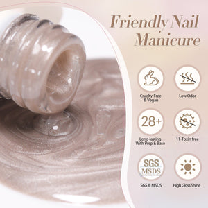 [US ONLY] Moonlight Cat Magnetic Gel Polish Nude 15ml Gel Nail Polish BORN PRETTY 