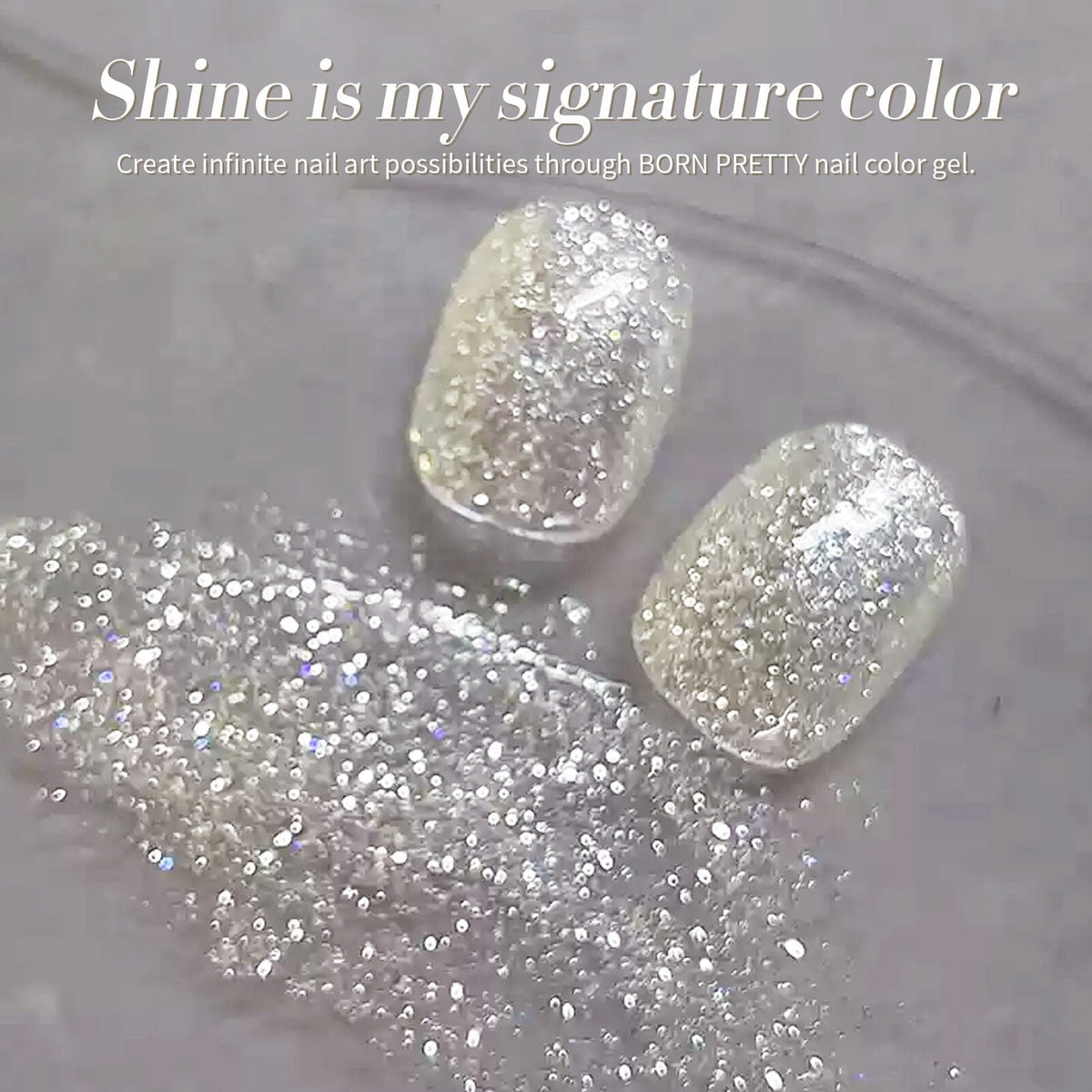 Diamonds Glitter Sequins Gel Polish 15ml Gel Nail Polish BORN PRETTY 