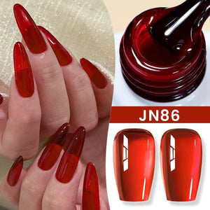 Red Jelly Gel Polish JN86 10ml Gel Nail Polish BORN PRETTY 