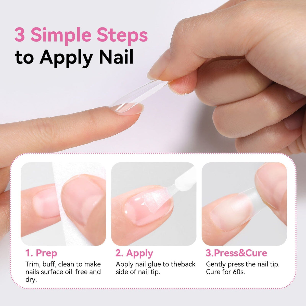 Nail Glue Gel for Tips 15ml Gel Nail Polish BORN PRETTY 