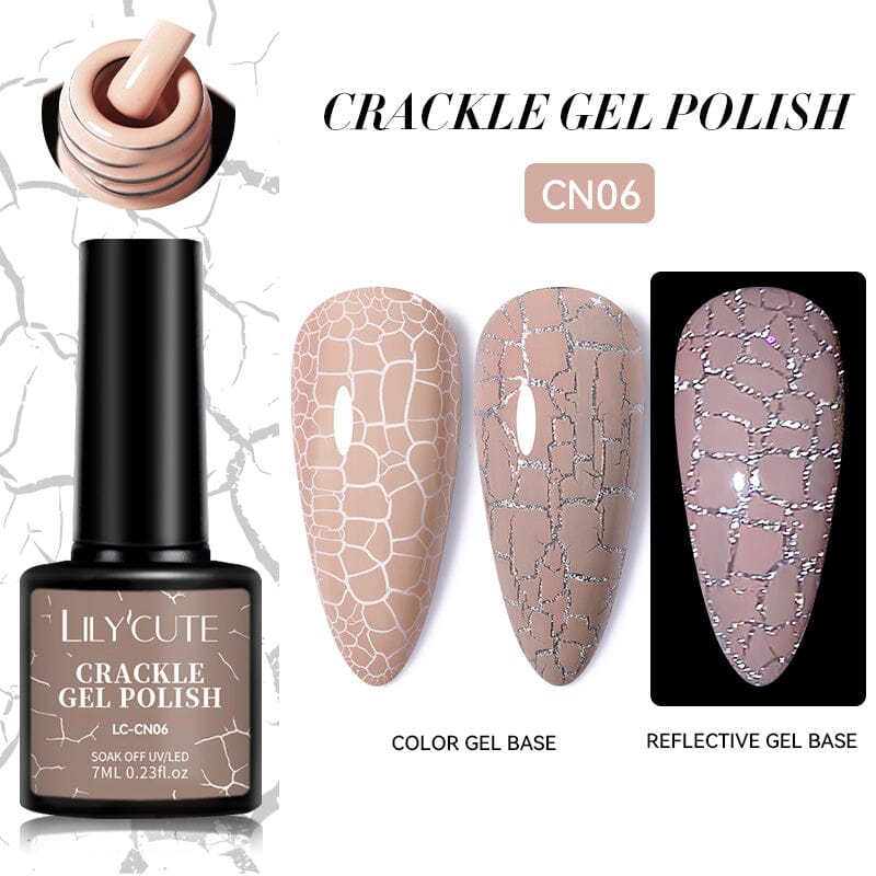 Crackle Gel Polish 7ml Gel Nail Polish LILYCUTE CN06 