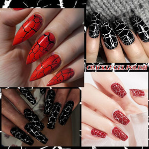 Crackle Gel Polish 7ml Gel Nail Polish LILYCUTE 