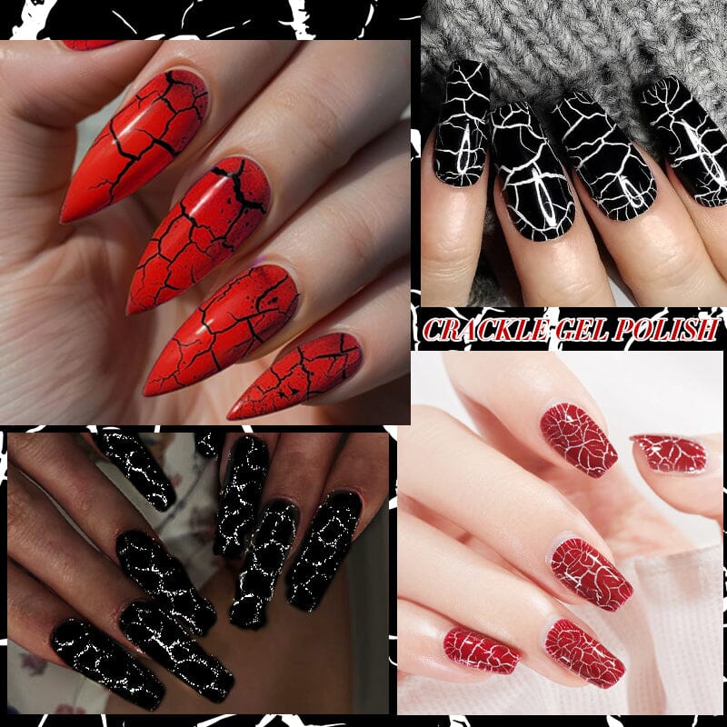 Crackle Gel Polish 7ml Gel Nail Polish LILYCUTE 