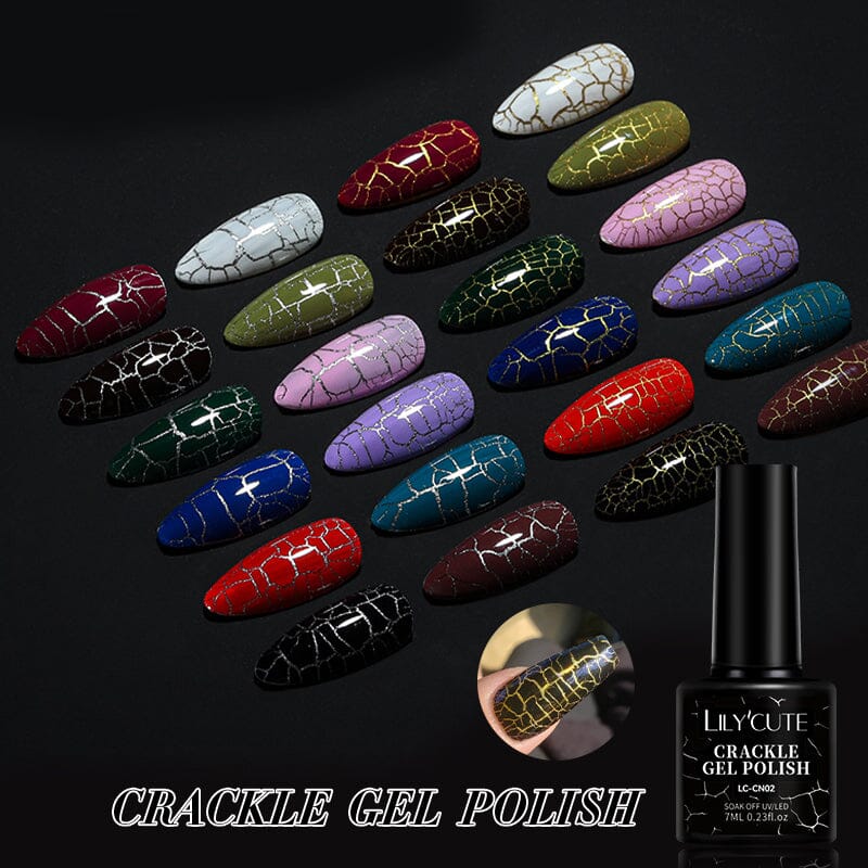 Crackle Gel Polish 7ml Gel Nail Polish LILYCUTE 