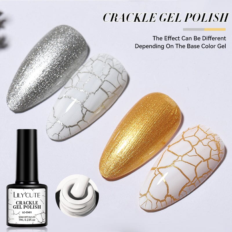 Crackle Gel Polish 7ml Gel Nail Polish LILYCUTE 