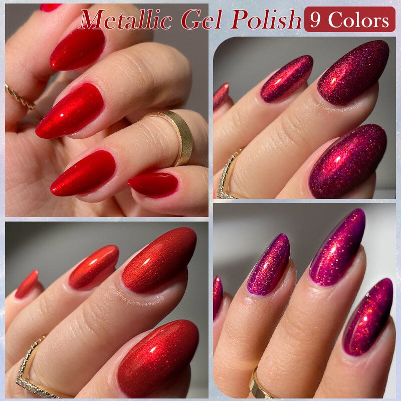 Metallic Gel Polish 7ml Gel Nail Polish LILYCUTE 