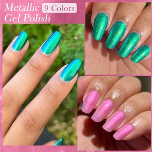 Metallic Gel Polish 7ml Gel Nail Polish LILYCUTE 
