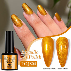Metallic Gel Polish 7ml Gel Nail Polish LILYCUTE 