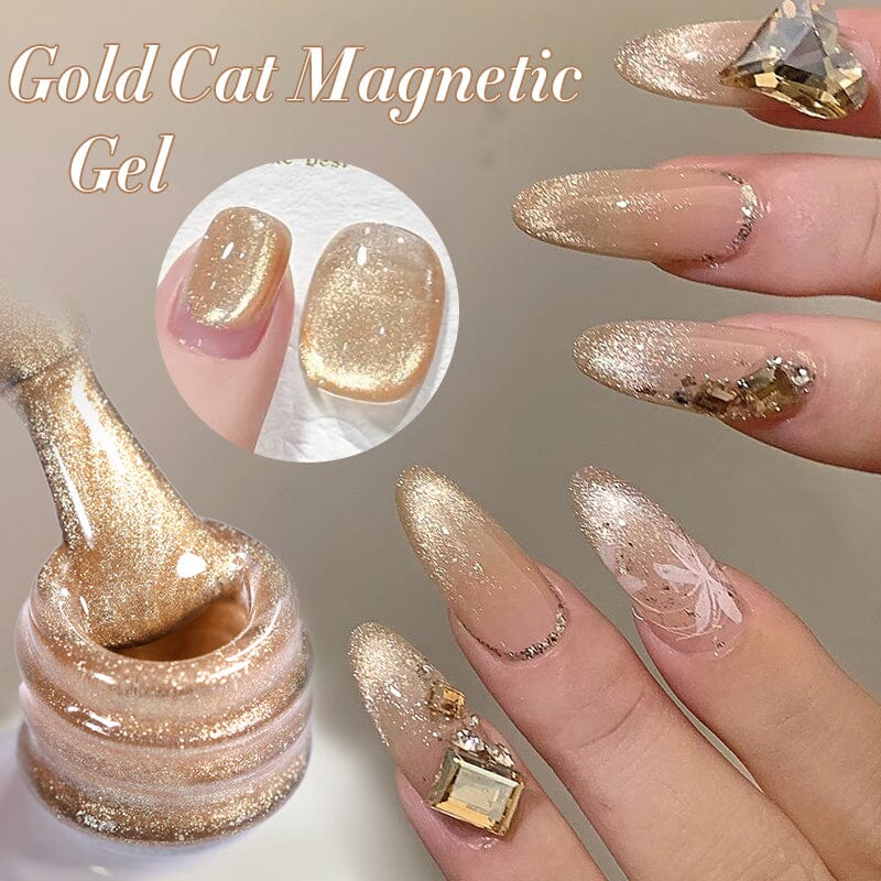 Gold Cat Magnetic Gel MY213 Classic Poetry 10ml Gel Nail Polish BORN PRETTY 