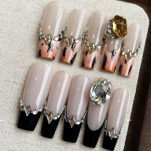 Transparent Rhombic Rhinestones #01 Nail Art No Brand 
