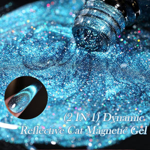 Dynamic Reflective Cat Magnetic Gel DG03 7ml Gel Nail Polish LILYCUTE 