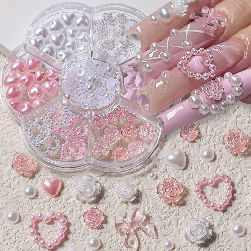 Resin Bowknot #02 Nail Decoration in Wheel Nail Art No Brand 