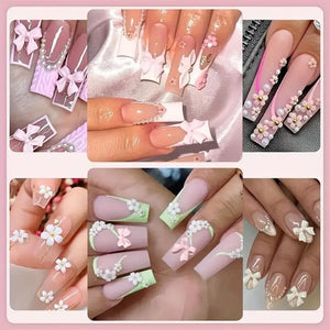 Resin Bowknot #02 Nail Decoration in Wheel Nail Art No Brand 