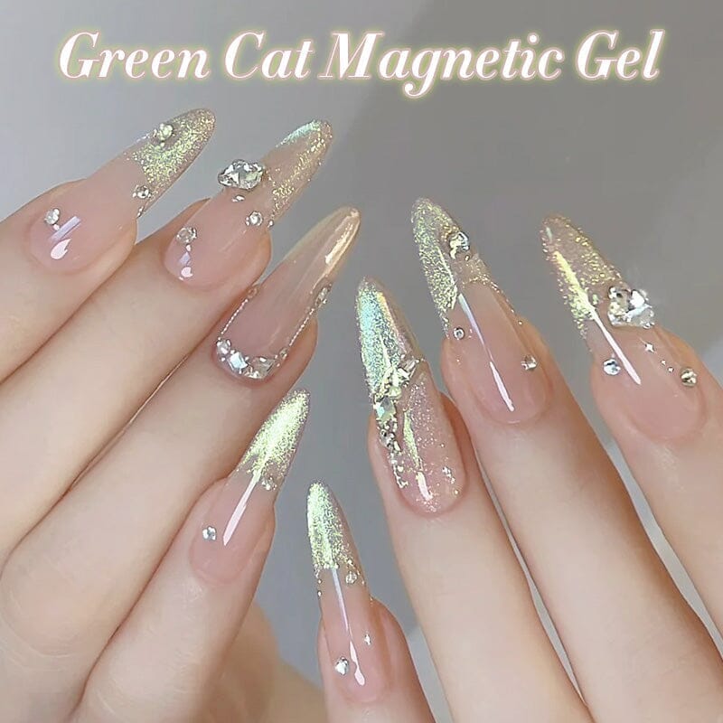 Green Cat Magnetic Gel Wizard of Oz MY224 10ml Gel Nail Polish BORN PRETTY 