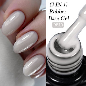 2 in 1 Rubber Base Gel RB10 7ml Base & Top Coat LILYCUTE 
