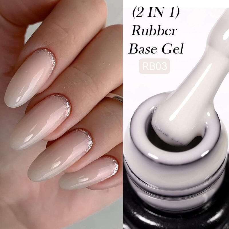 2 in 1 Rubber Base Gel RB03 7ml Base & Top Coat LILYCUTE 