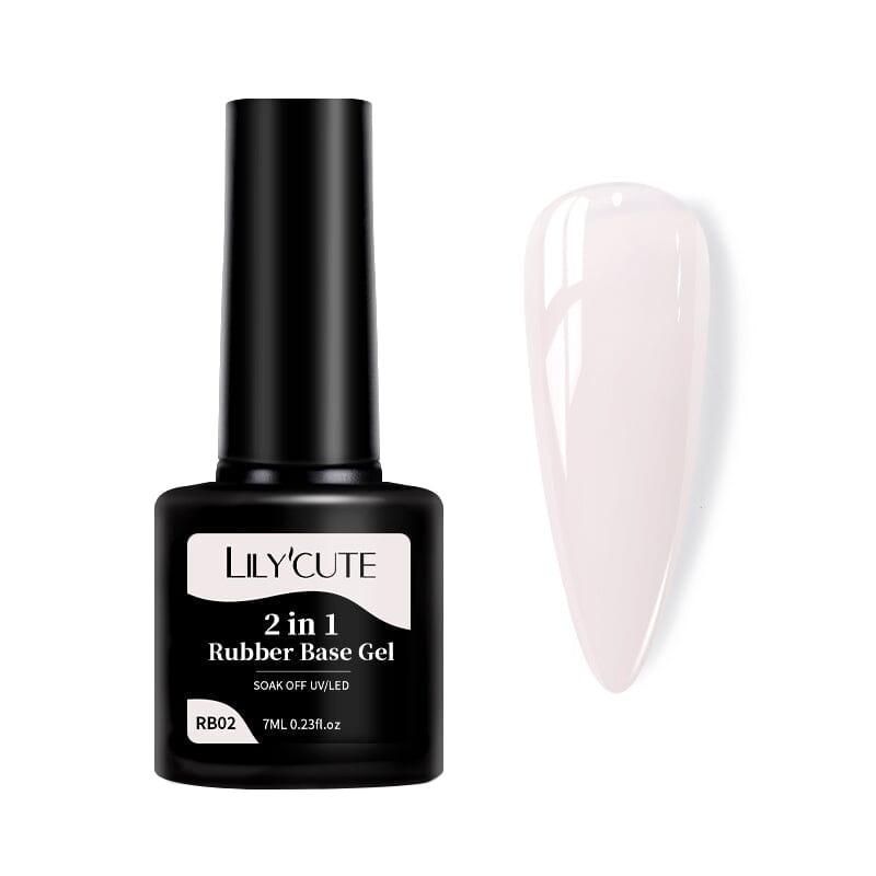 2 in 1 Rubber Base Gel RB02 7ml Base & Top Coat LILYCUTE 
