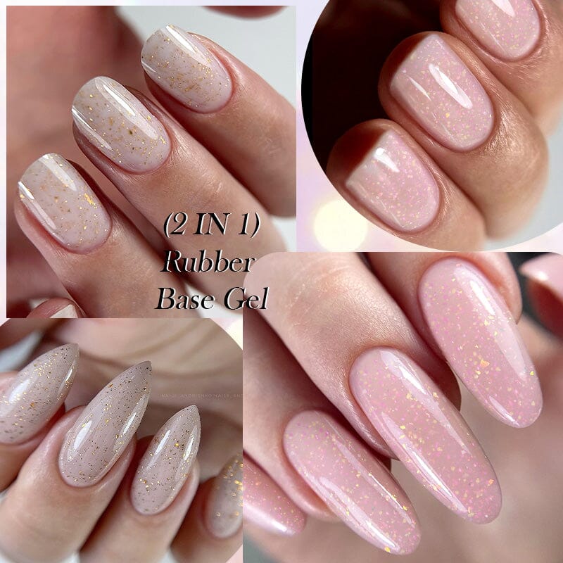 2 in 1 Rubber Base Gel RB06 7ml Base & Top Coat LILYCUTE 