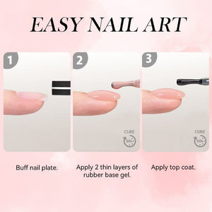 2 in 1 Rubber Base Gel RB11 7ml Base & Top Coat LILYCUTE 