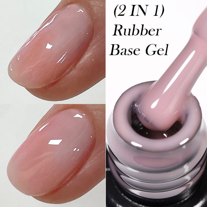 2 in 1 Rubber Base Gel RB12 7ml Base & Top Coat LILYCUTE 