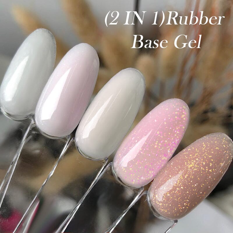 2 in 1 Rubber Base Gel RB11 7ml Base & Top Coat LILYCUTE 