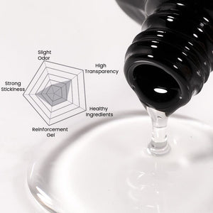 Peel Off Base Gel, Reinforcement Gel, Watercolor Nail Gel 7ml Base & Top Coat LILYCUTE 