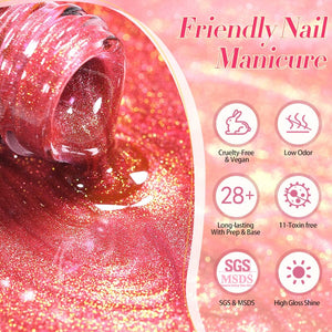 Colored Cat Magnetic Gel MY13 Fantasy Island 10ml Gel Nail Polish BORN PRETTY 
