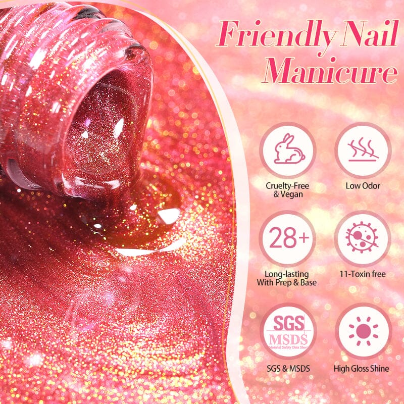 Colored Cat Magnetic Gel MY13 Fantasy Island 10ml Gel Nail Polish BORN PRETTY 
