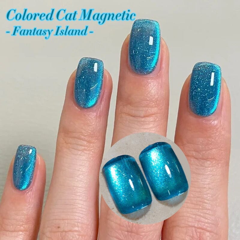Colored Cat Magnetic Gel Fantasy Island 10ml Gel Nail Polish BORN PRETTY 