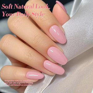 6 Colors Pink Gel Polish Set S01 Barely Beauty 7ml Gel Nail Polish BORN PRETTY 