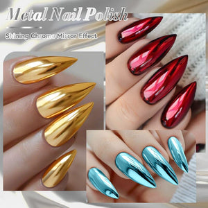 Metal Nail Polish 7ml Nail Polish LILYCUTE 