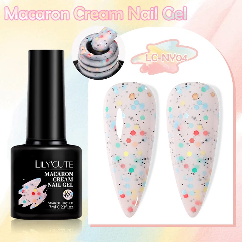 Macaron Cream Nail Gel Polish 7ml Gel Nail Polish LILYCUTE LC-NY04 