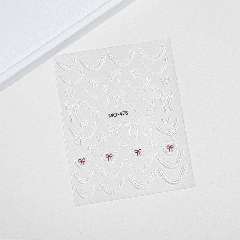 Bowknot 3D Nail Sticker MO-477 Nail Art No Brand 