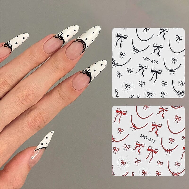 Bowknot 3D Nail Sticker MO-477 Nail Art No Brand 